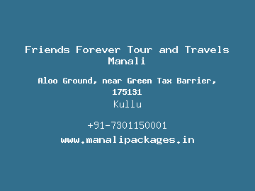 Friends Forever Tour and Travels Manali, Kullu